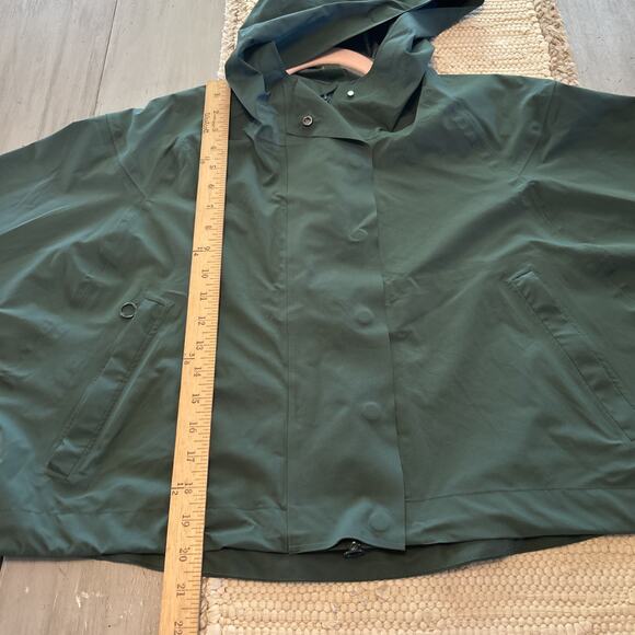 Fabletics Hunter Green Cropped Erica Full Zip Hooded Jacket Women’s Sz XXL - Picture 7 of 12